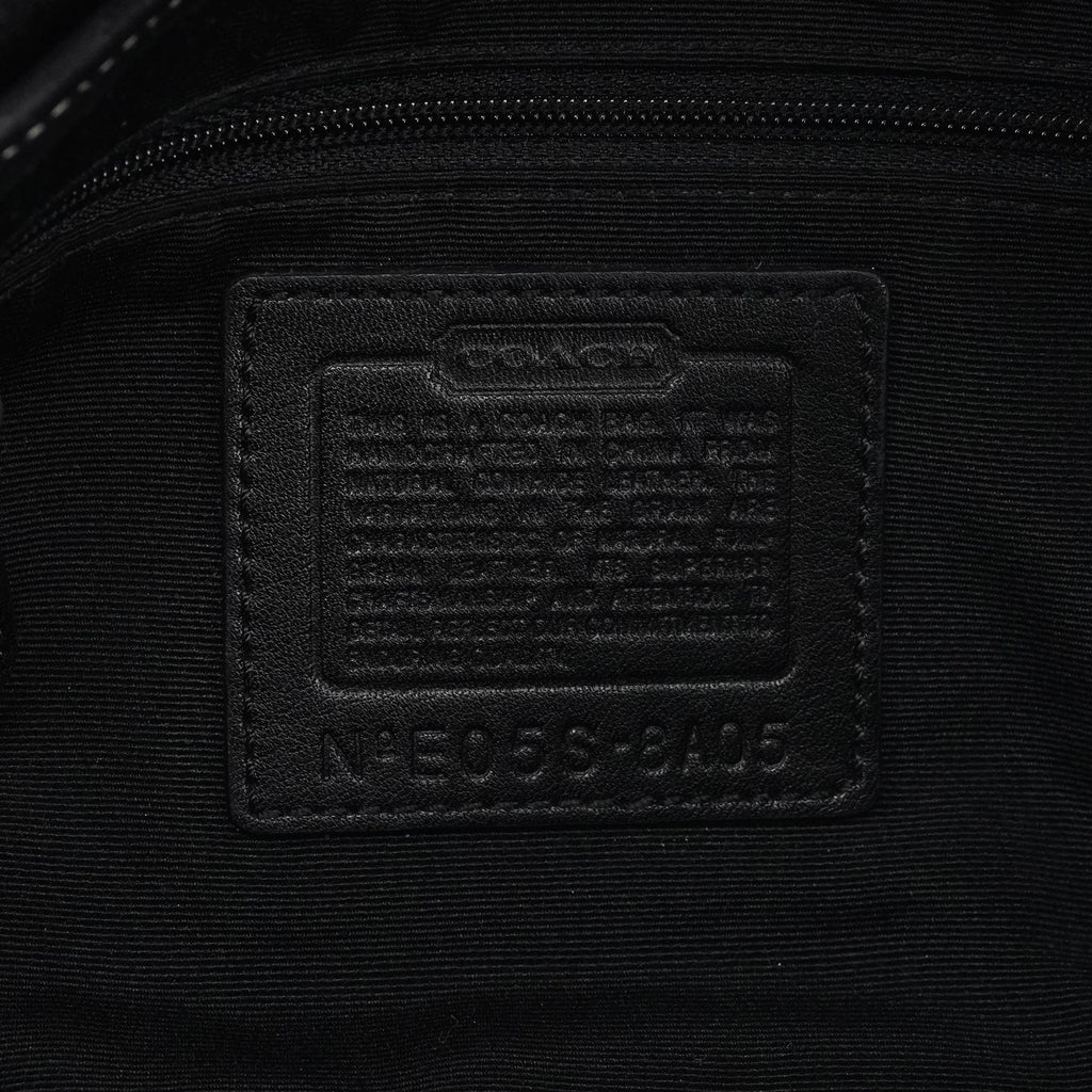 8A05 Black Leather Soho Shoulder Bag