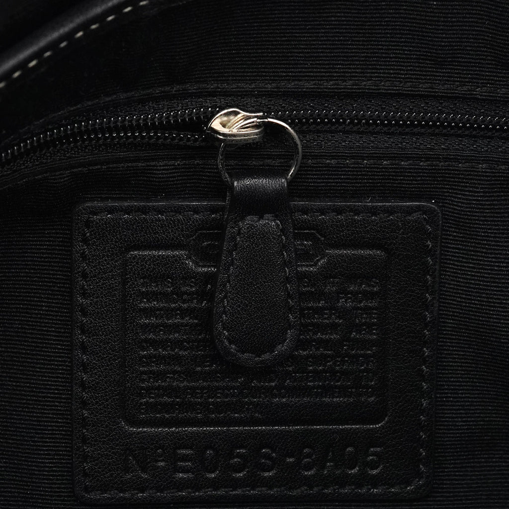 8A05 Black Leather Soho Shoulder Bag