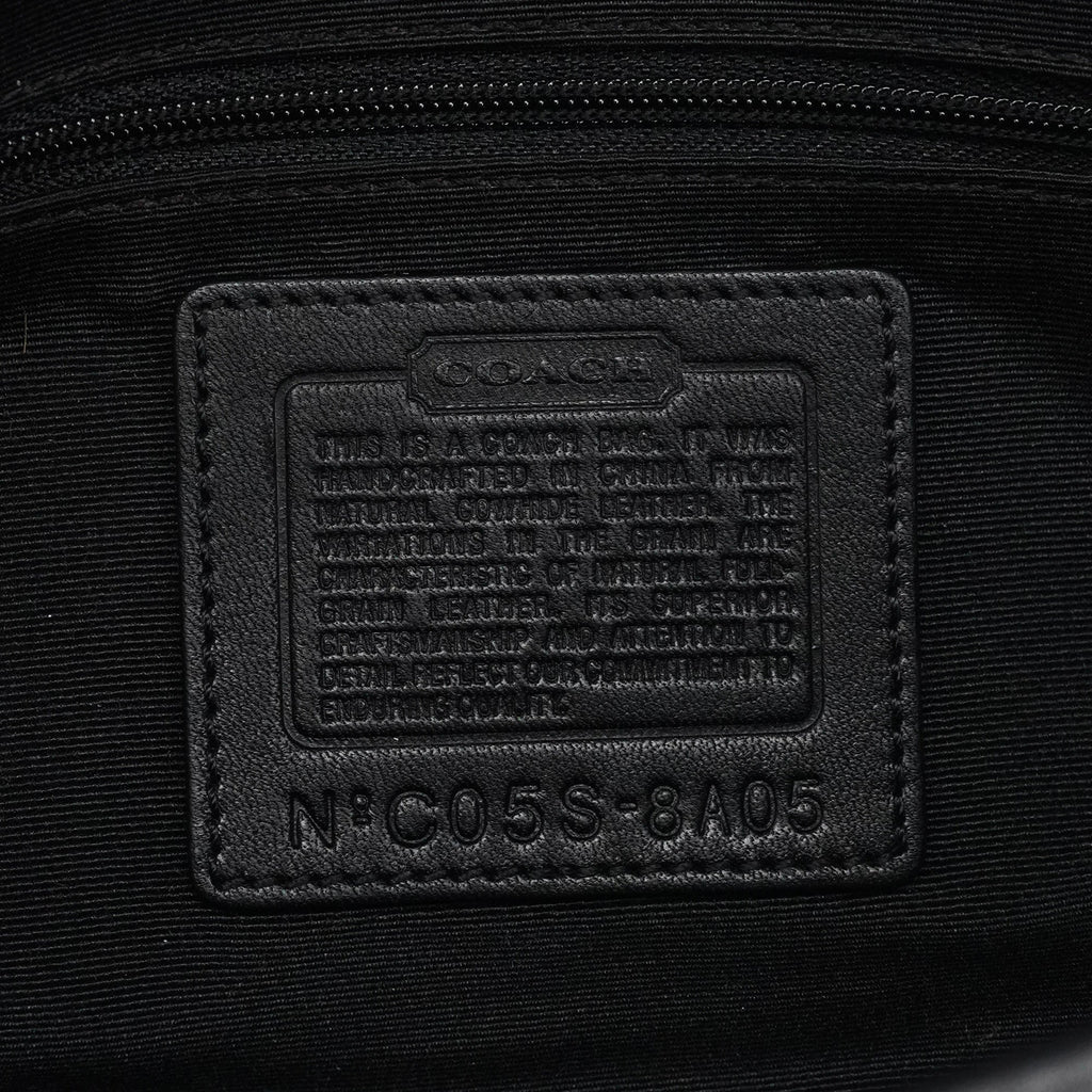 8A05 Black Leather Soho Shoulder Bag