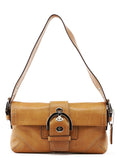 8A05 Camel Leather Soho Shoulder Bag