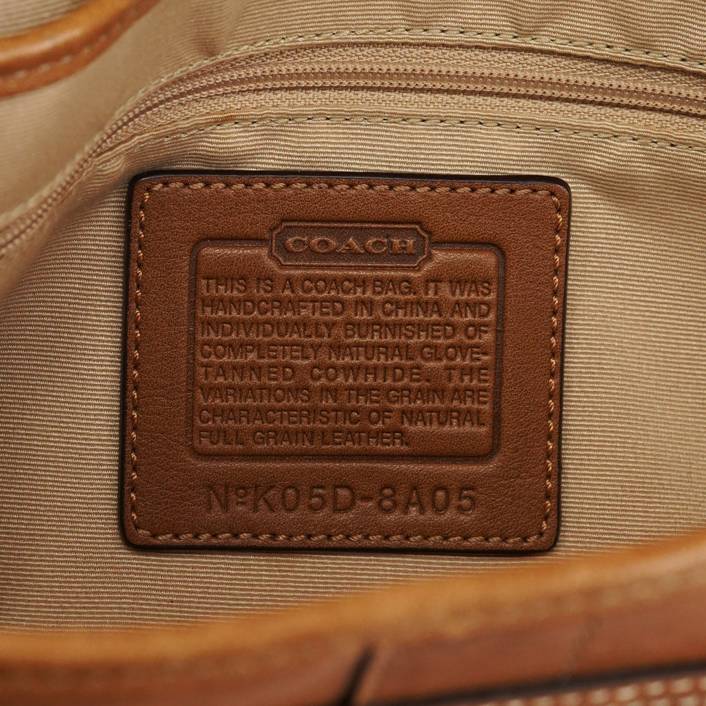 8A05 Tan Leather Soho Shoulder Bag