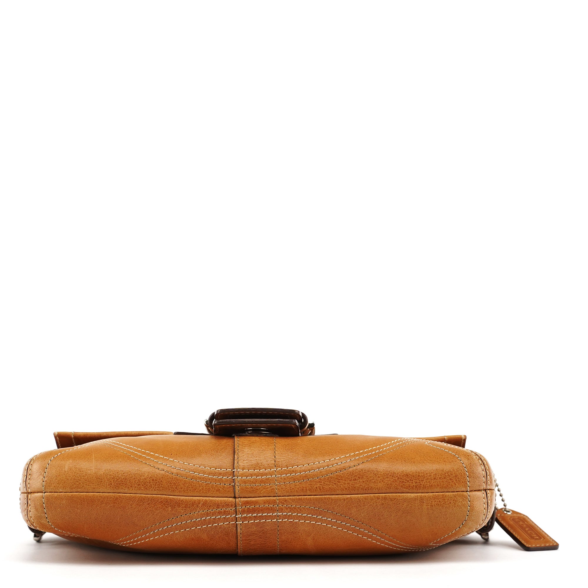 8A05 Tan Leather Soho Shoulder Bag