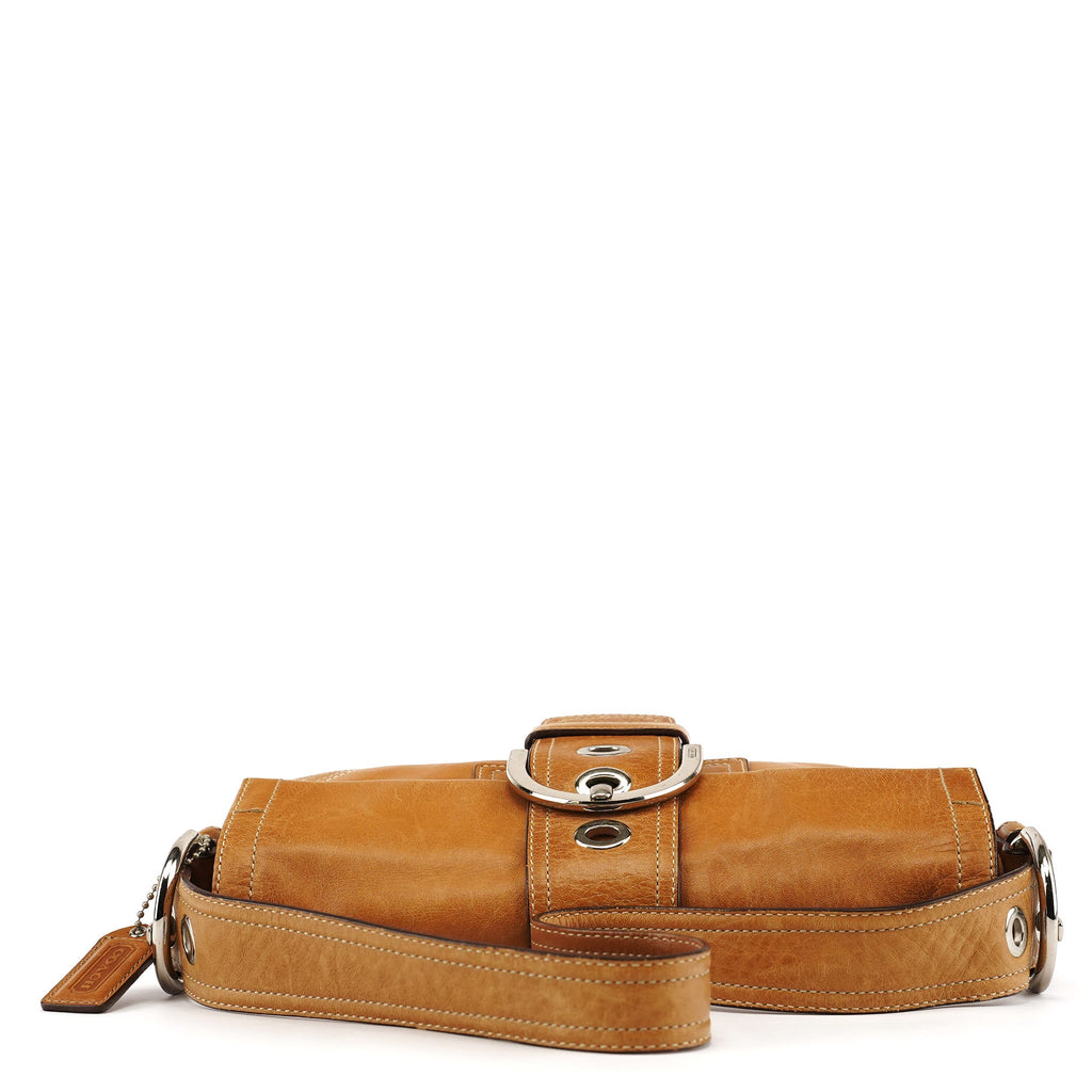 8A05 Tan Leather Soho Shoulder Bag
