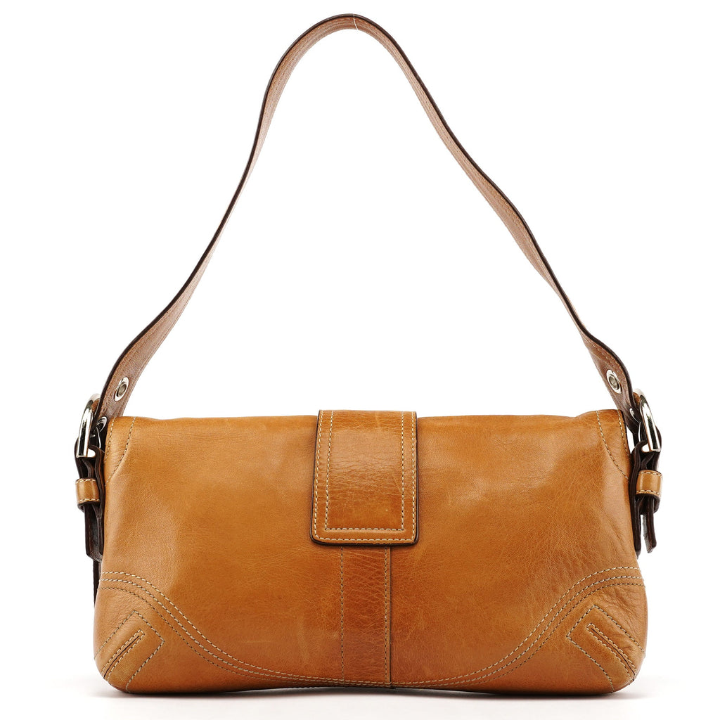 8A05 Tan Leather Soho Shoulder Bag