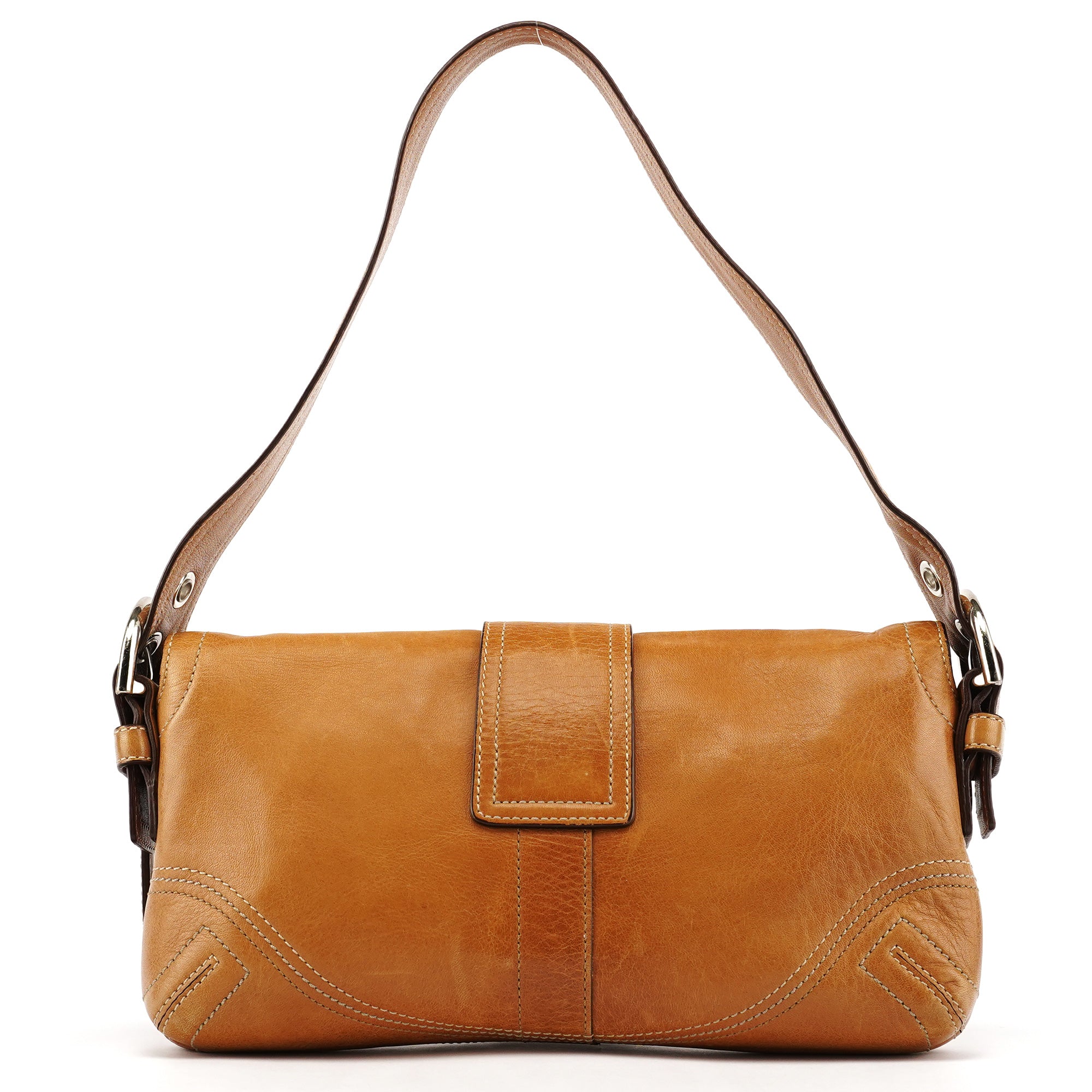 8A05 Tan Leather Soho Shoulder Bag
