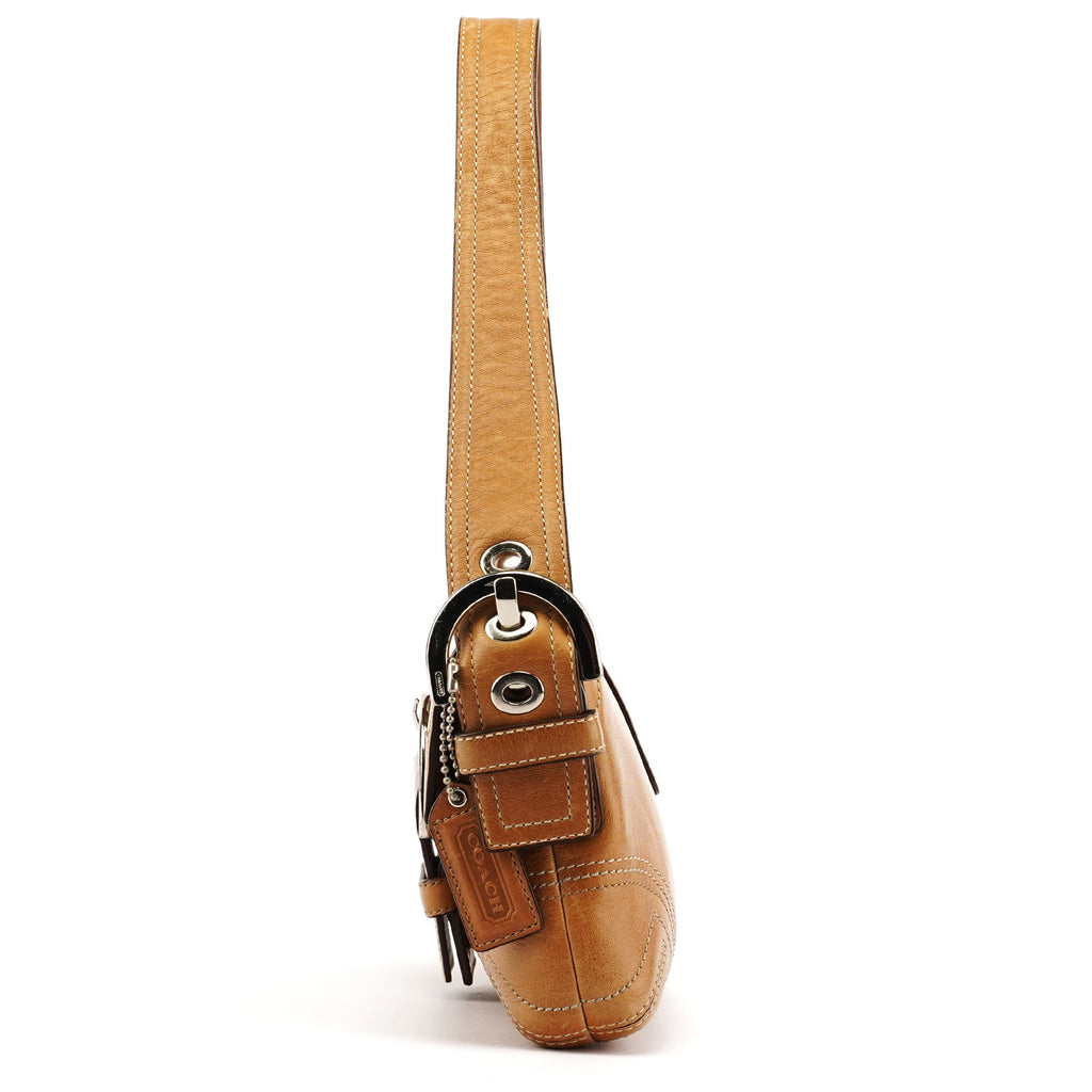 8A05 Tan Leather Soho Shoulder Bag