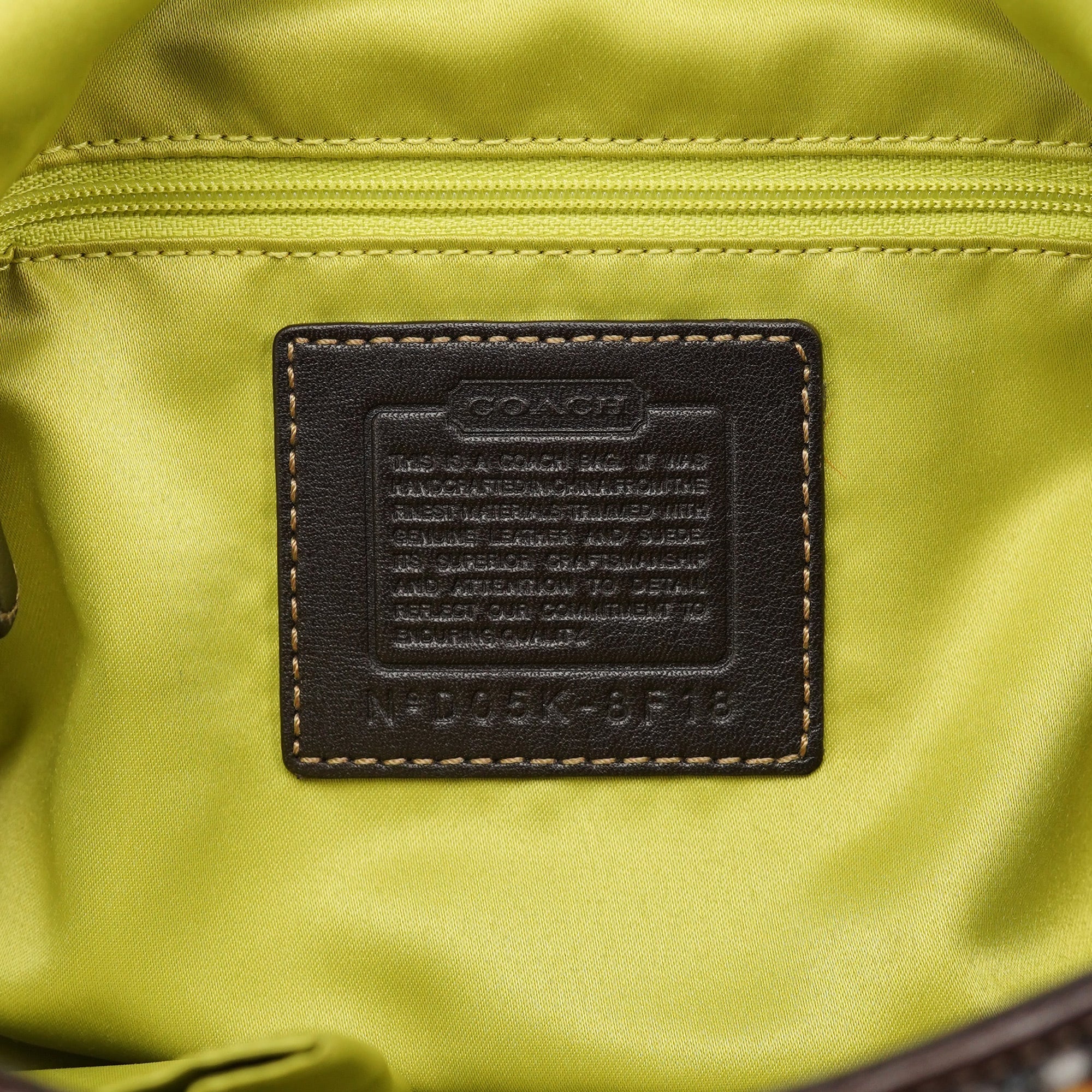 8F18 Brown Tweed Soho Shoulder Bag