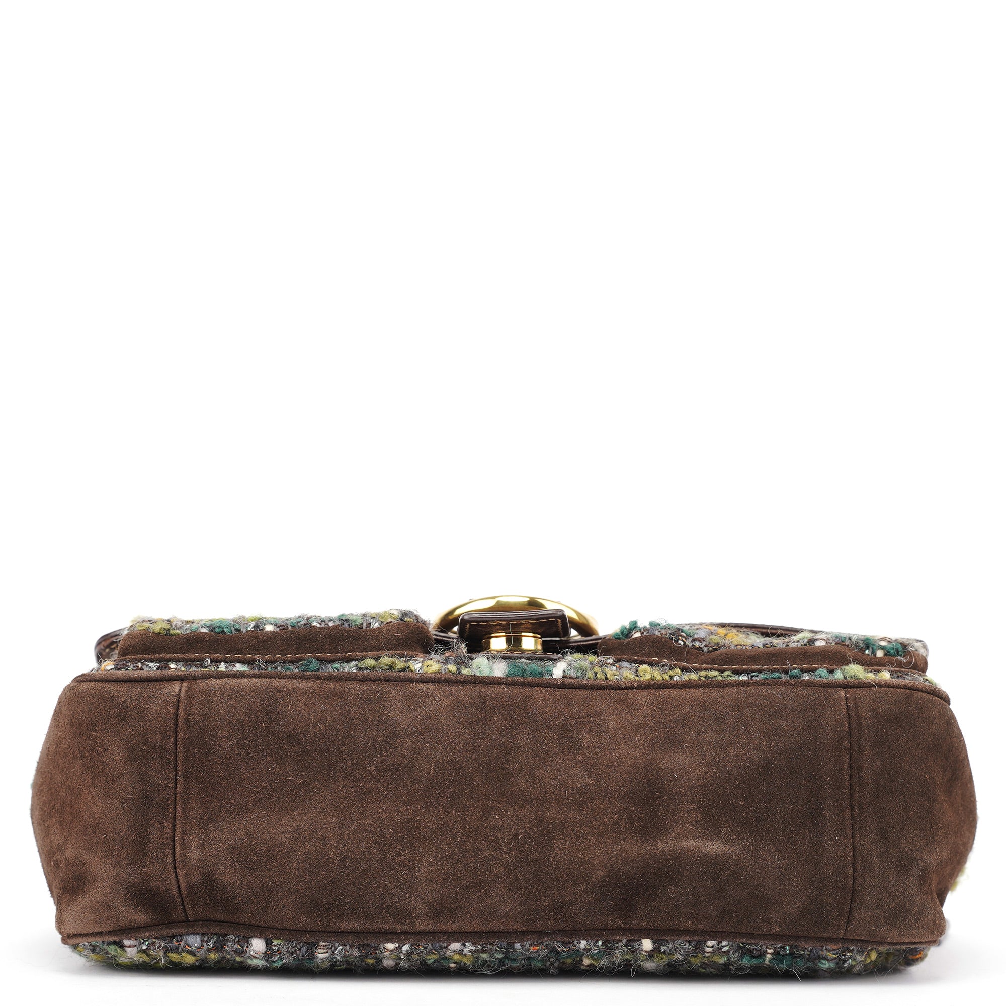 8F18 Brown Tweed Soho Shoulder Bag