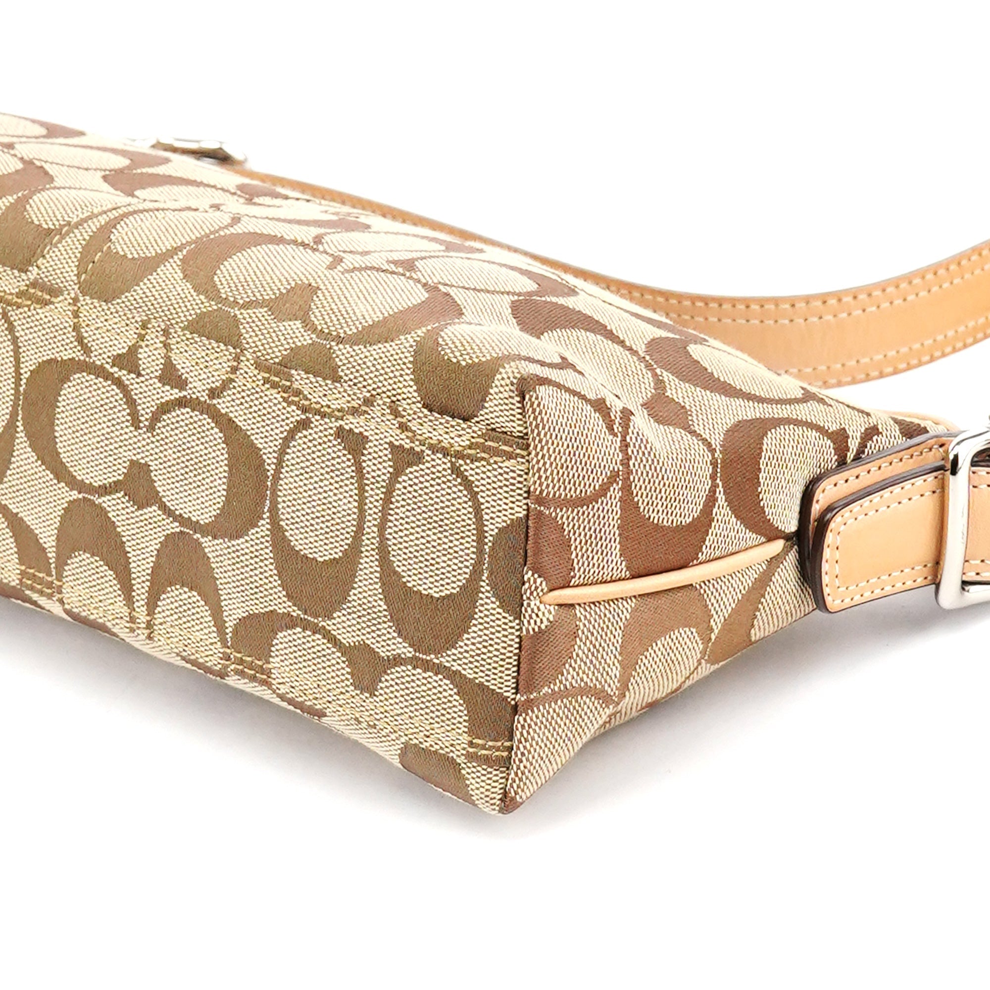 8K01 Beige Tan Demi Shoulder Bag