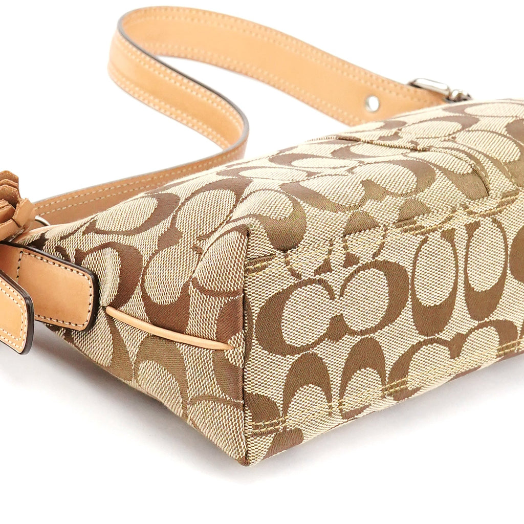 8K01 Beige Tan Demi Shoulder Bag
