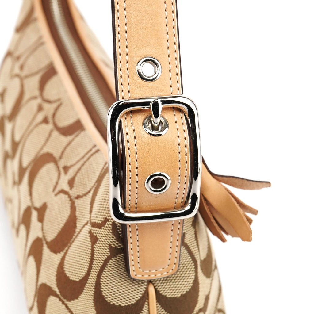 8K01 Beige Tan Demi Shoulder Bag