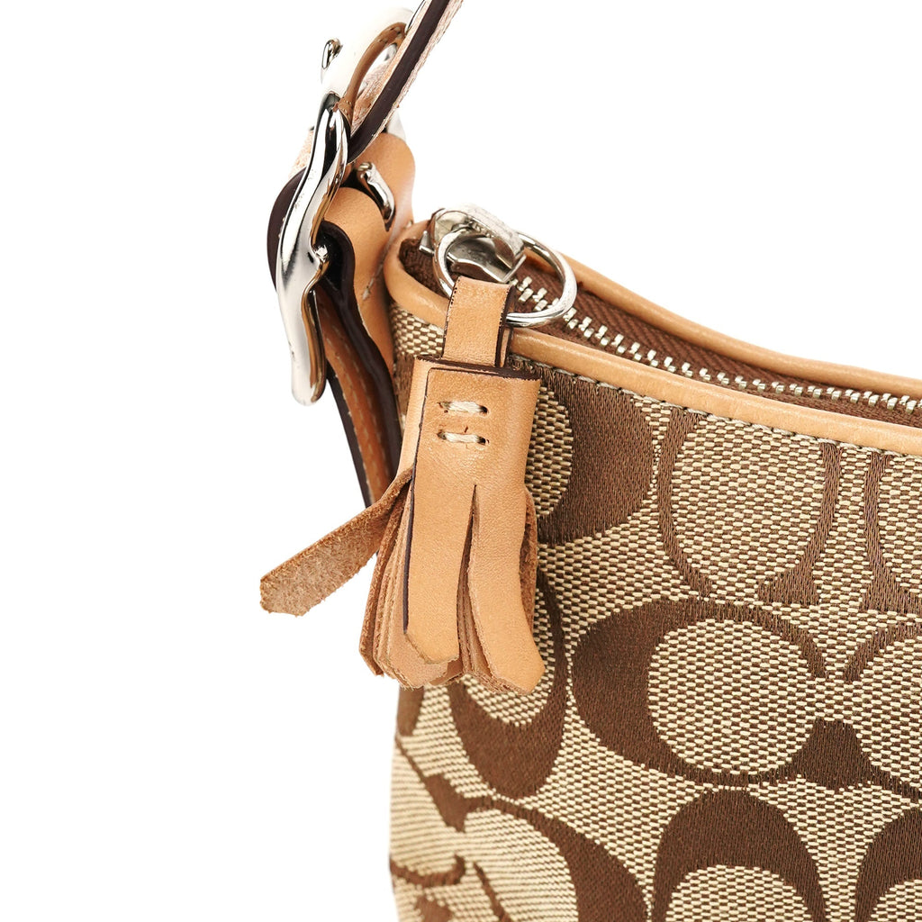 8K01 Beige Tan Demi Shoulder Bag