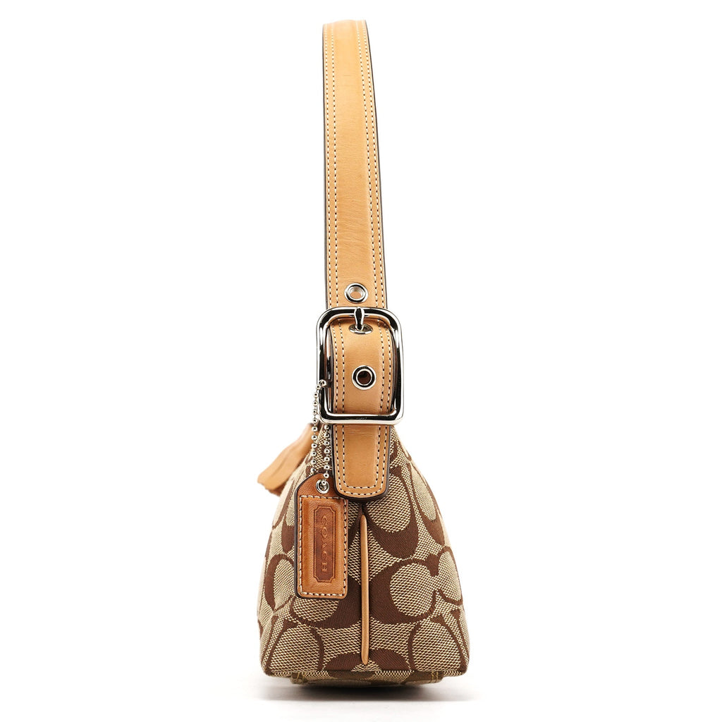 8K01 Beige Tan Demi Shoulder Bag