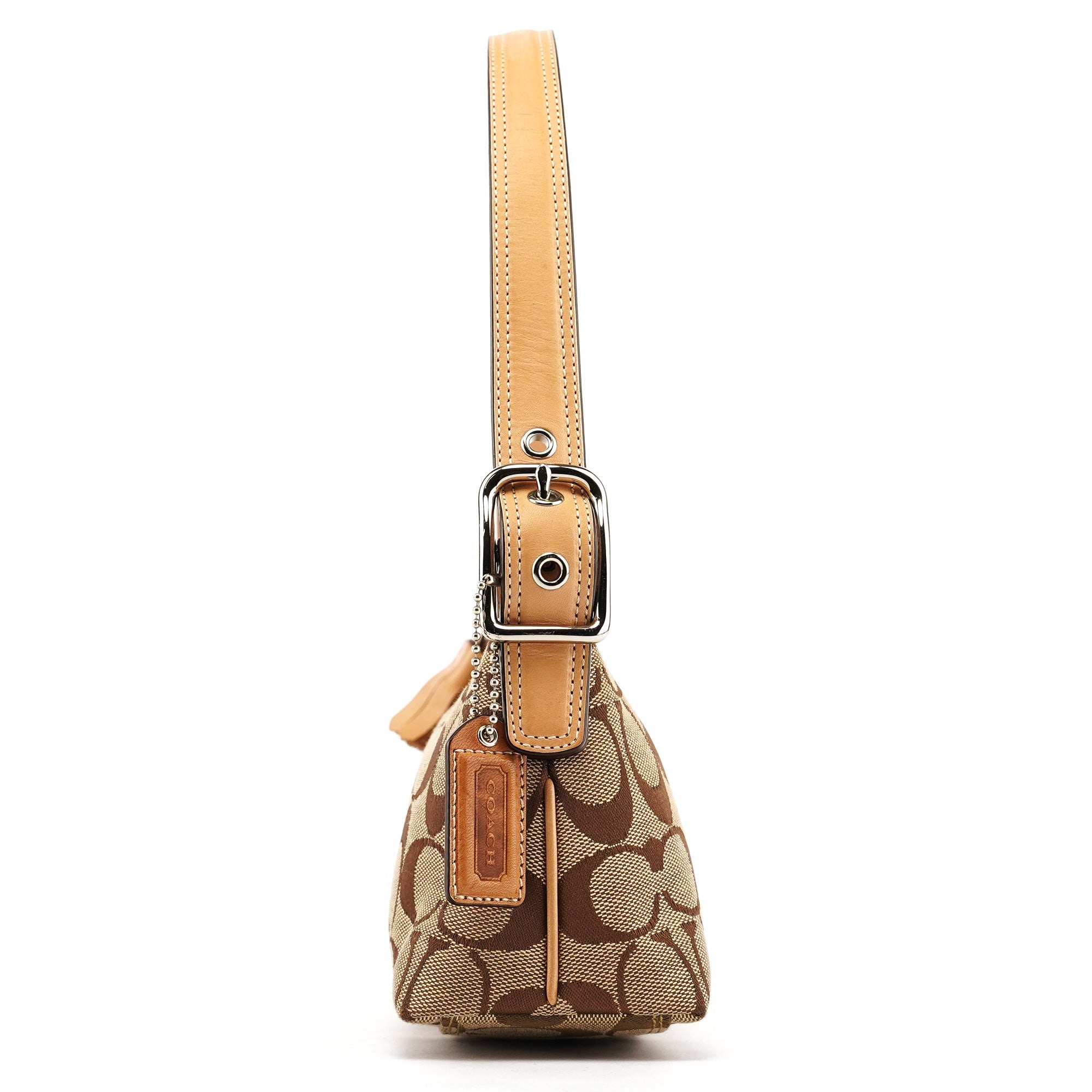 8K01 Beige Tan Demi Shoulder Bag