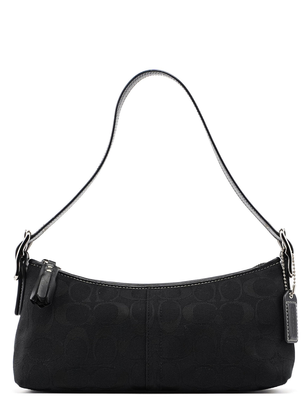 8K01 Black Signature C Demi Shoulder Bag