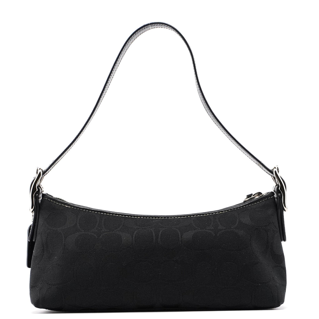 8K01 Black Signature C Demi Shoulder Bag