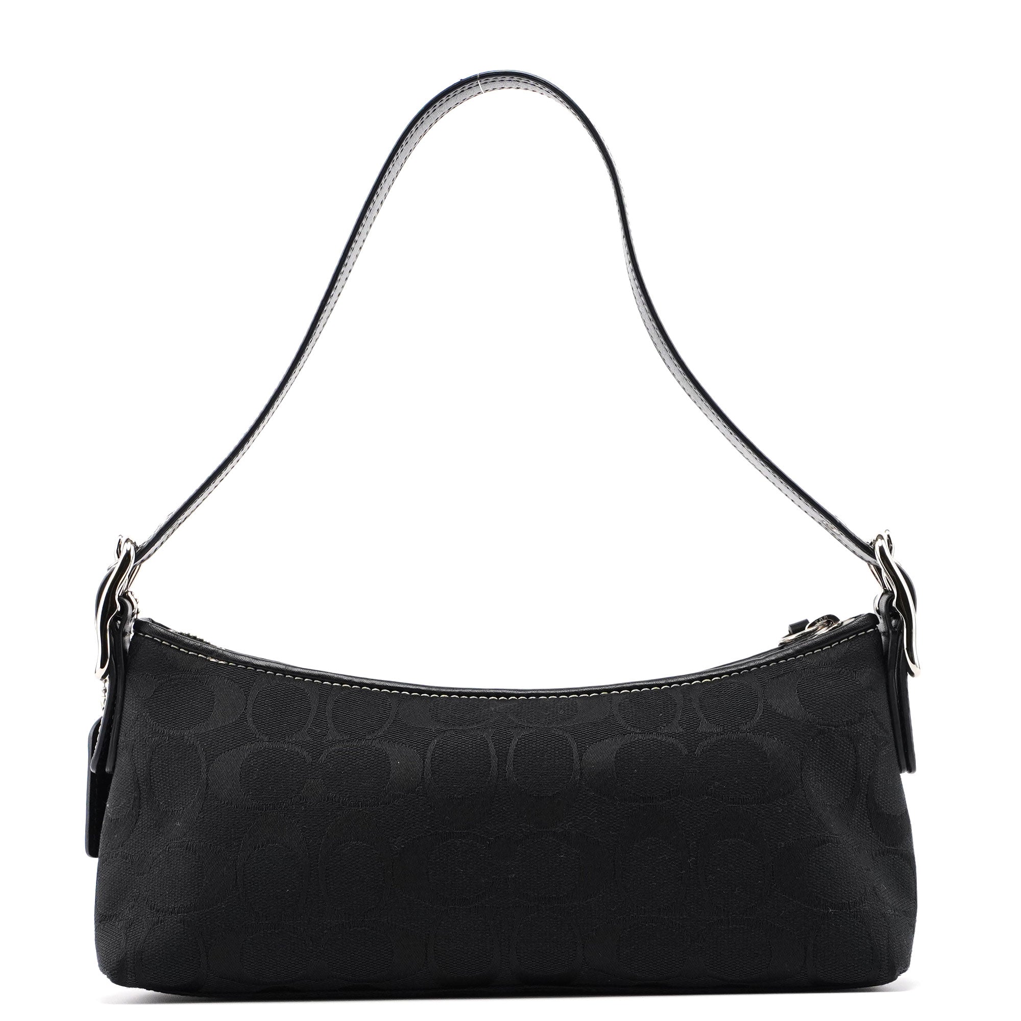 8K01 Black Signature C Demi Shoulder Bag