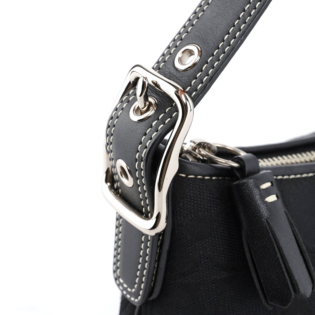 8K01 Black Signature C Demi Shoulder Bag