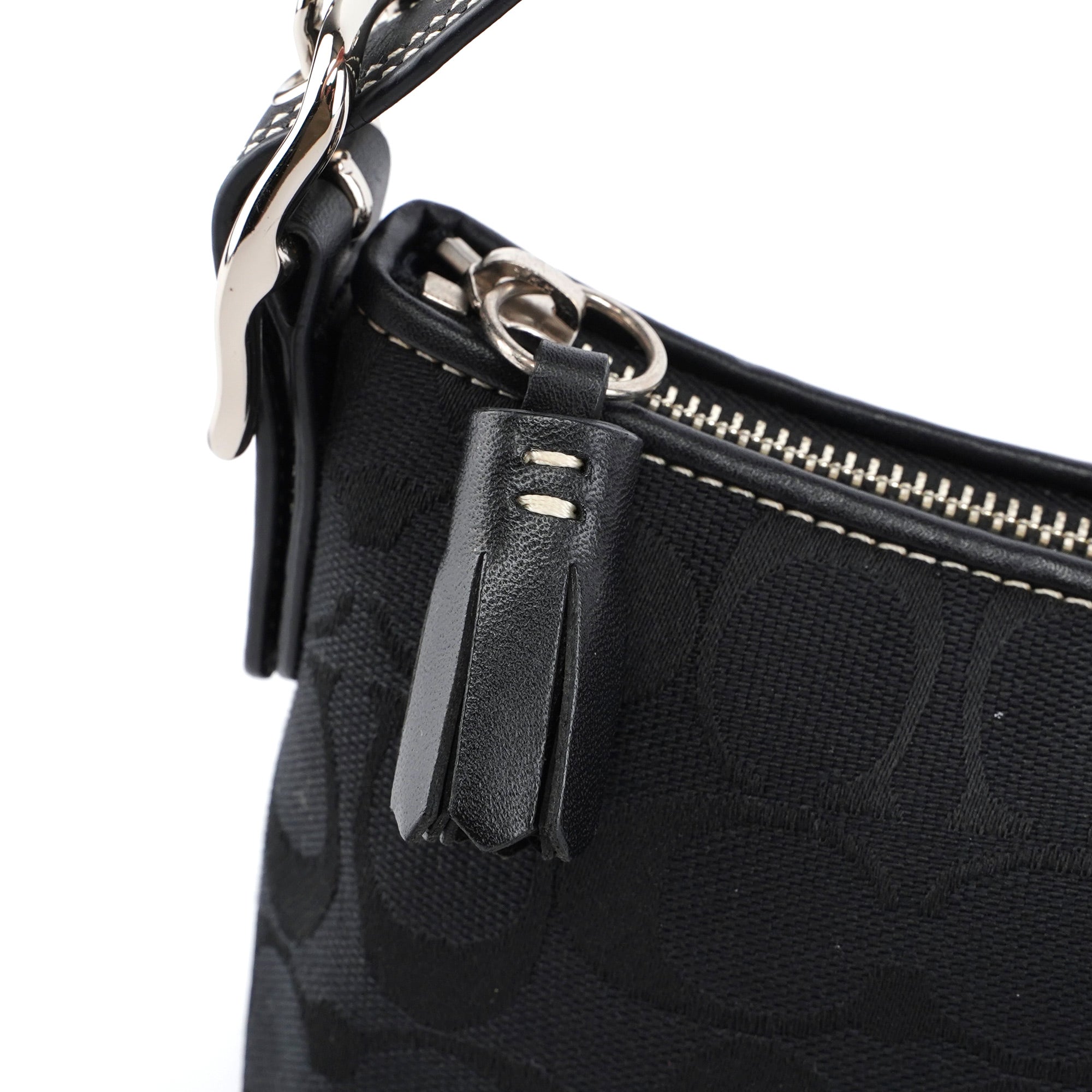 8K01 Black Signature C Demi Shoulder Bag