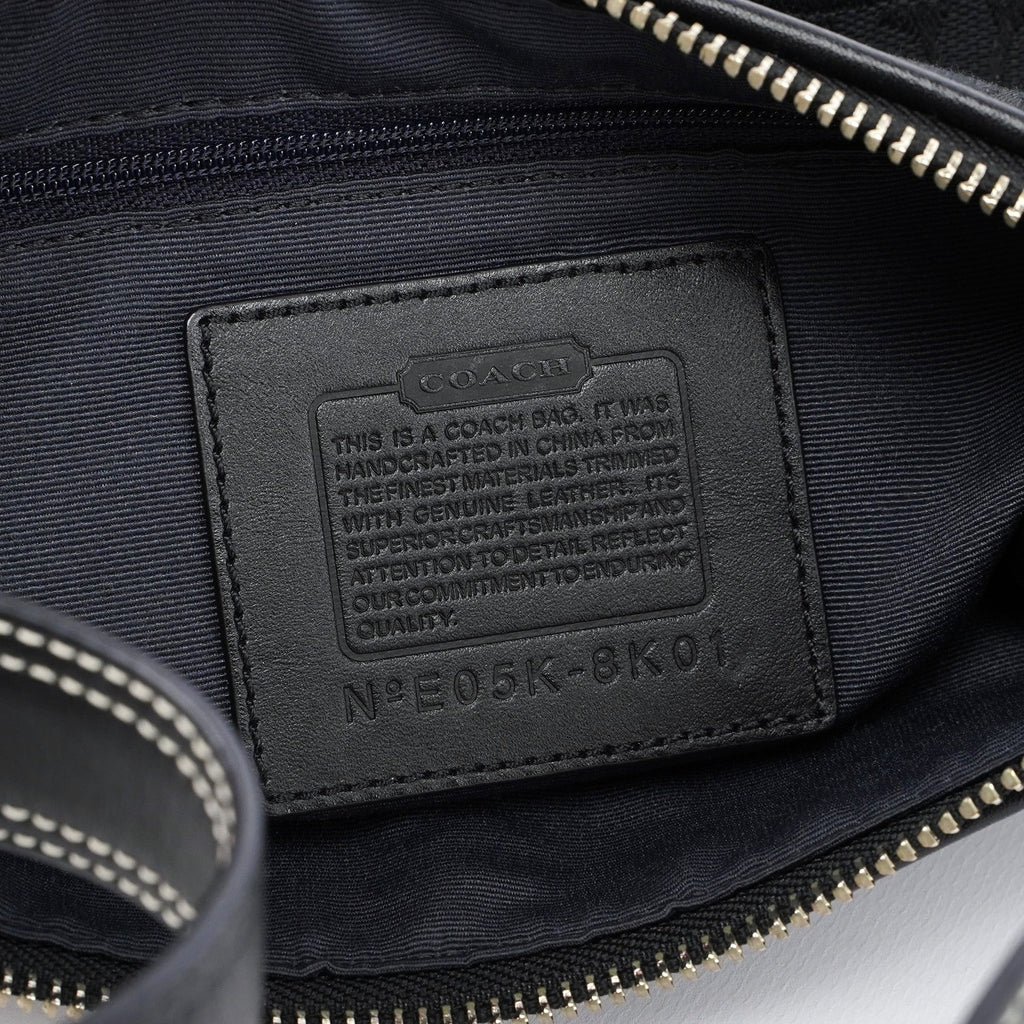 8K01 Black Signature C Demi Shoulder Bag