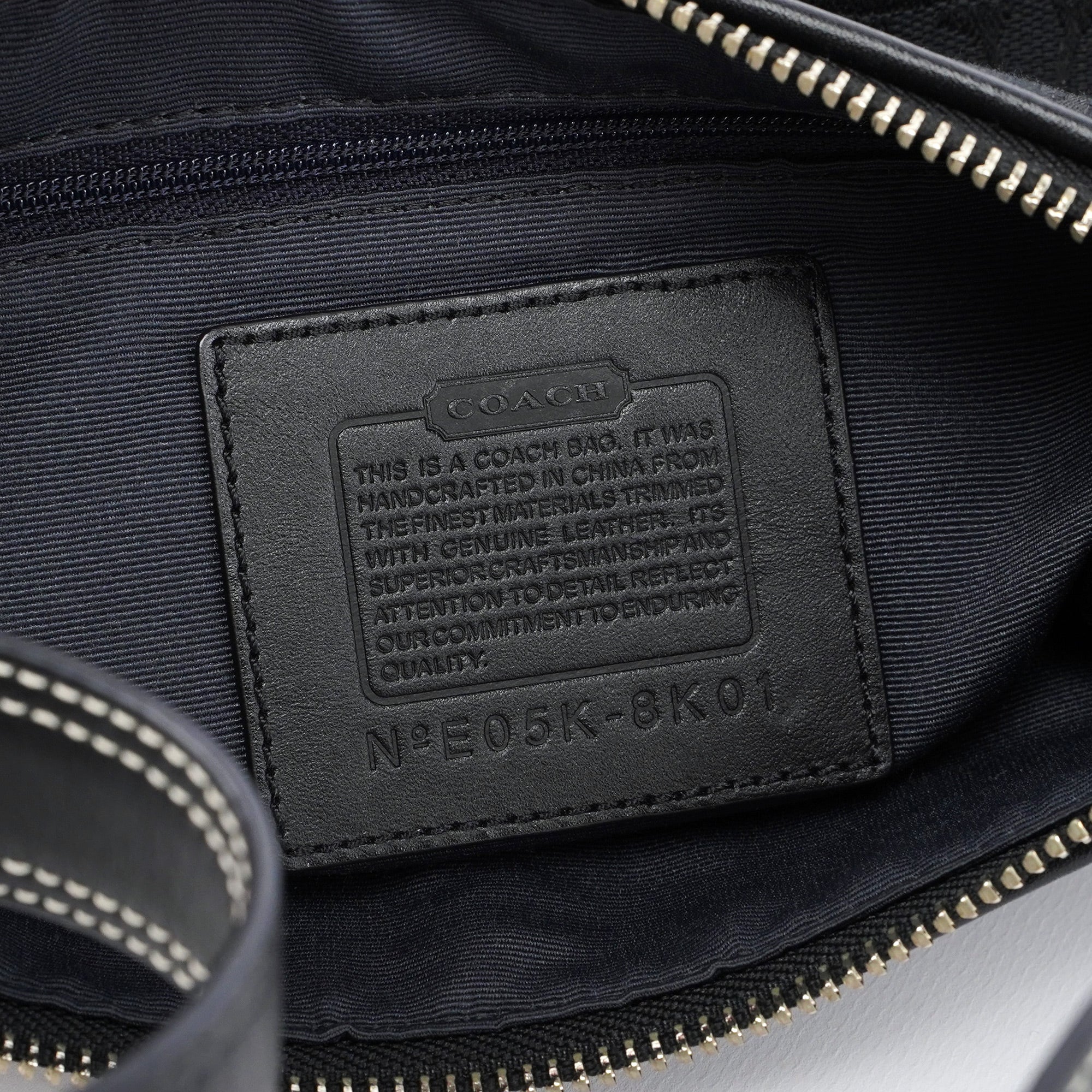8K01 Black Signature C Demi Shoulder Bag
