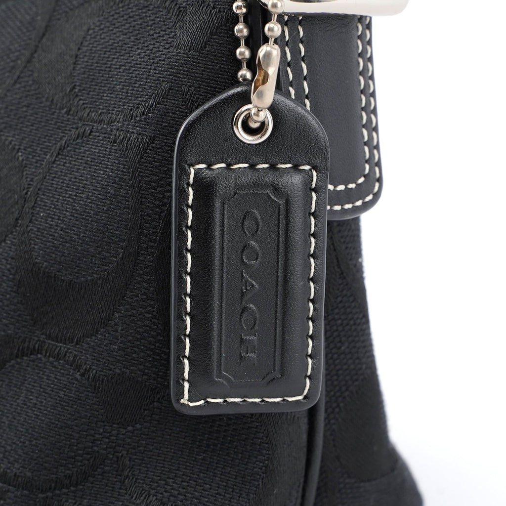 8K01 Black Signature C Demi Shoulder Bag