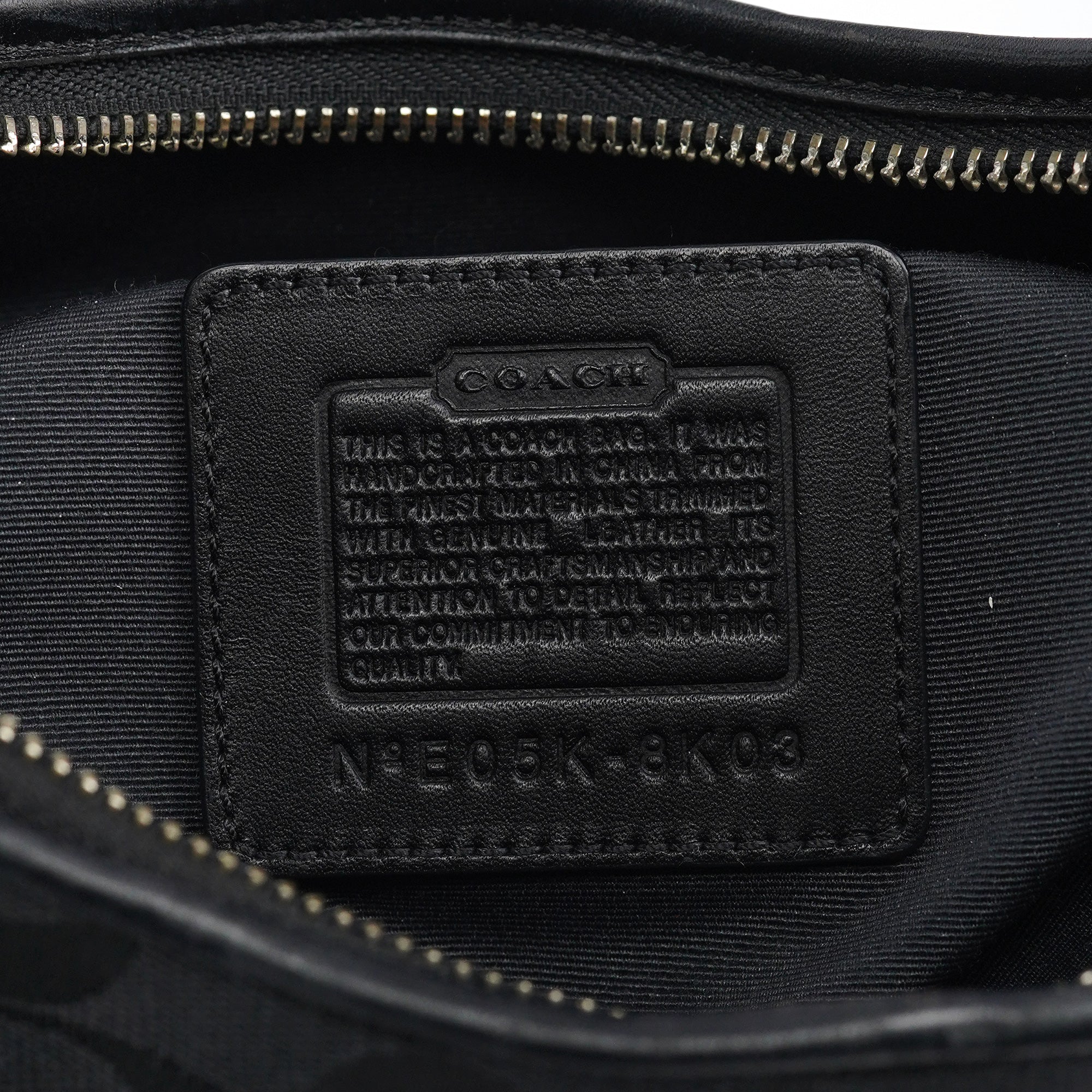 8K03 Large Black Soho Shoulder Bag