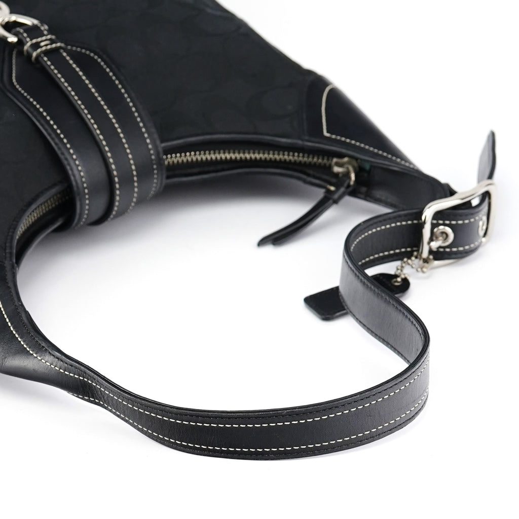 8K03 Large Black Soho Shoulder Bag