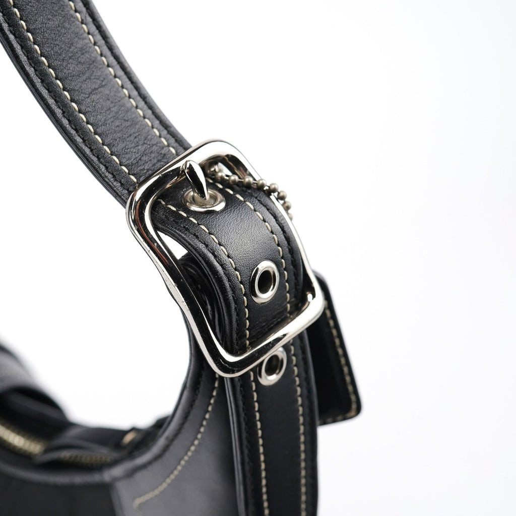 8K03 Large Black Soho Shoulder Bag
