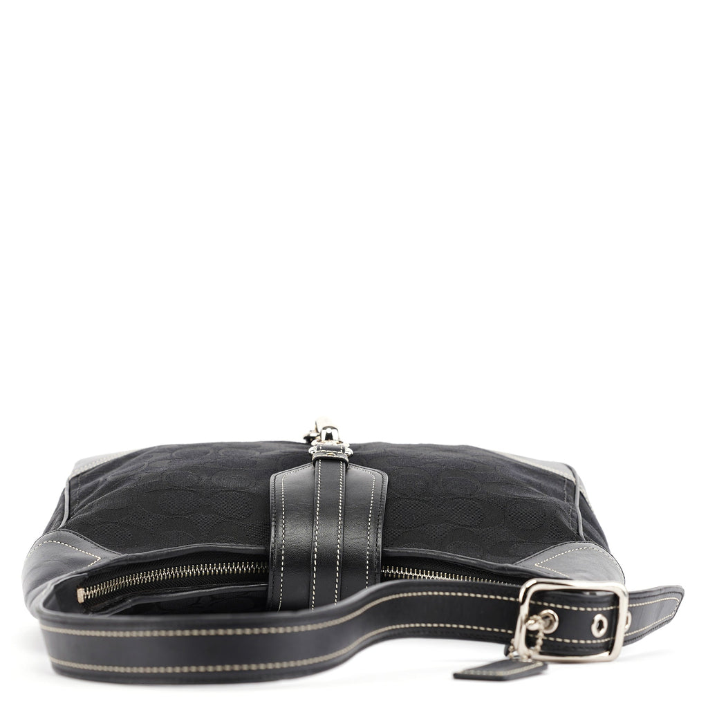 8K03 Large Black Soho Shoulder Bag