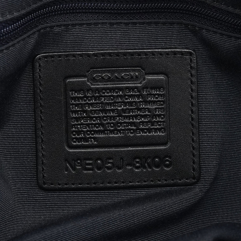 8K06 Black Signature Hamptons Tote Bag