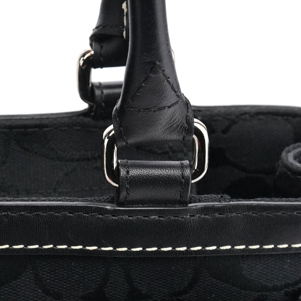 8K06 Black Signature Hamptons Tote Bag