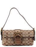 8K38 Beige Signature C Soho Shoulder Bag