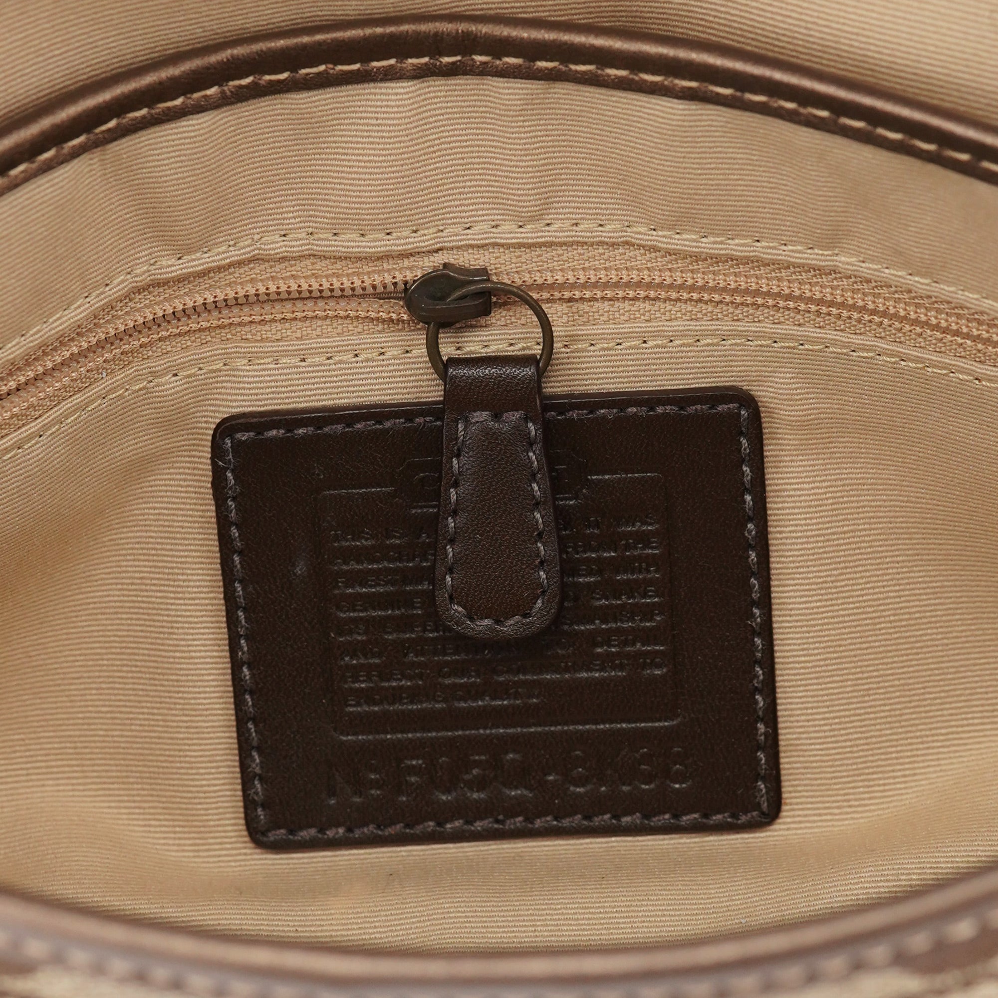 8K38 Beige Snakeskin Embossed Soho Bag