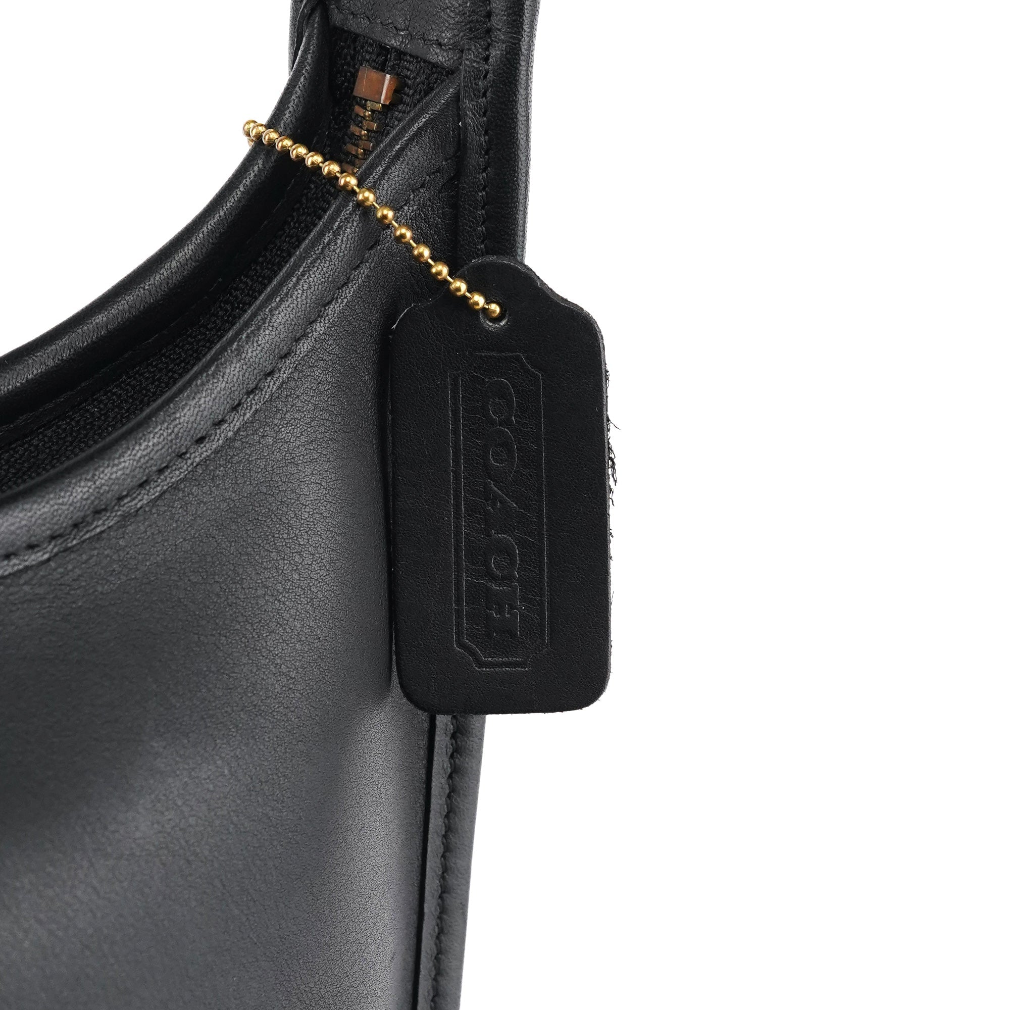 9020 Black Leather Ergo Shoulder Bag