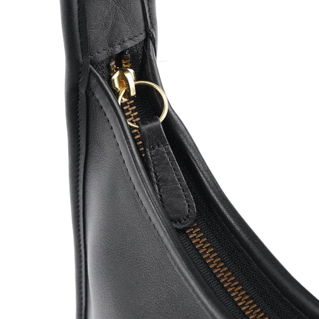 9020 Black Leather Ergo Shoulder Bag