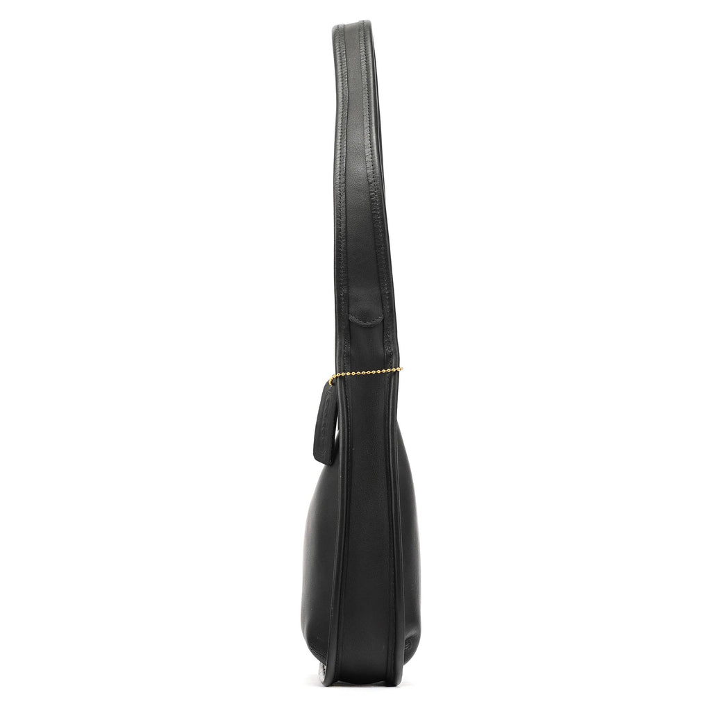 9020 Black Leather Ergo Shoulder Bag
