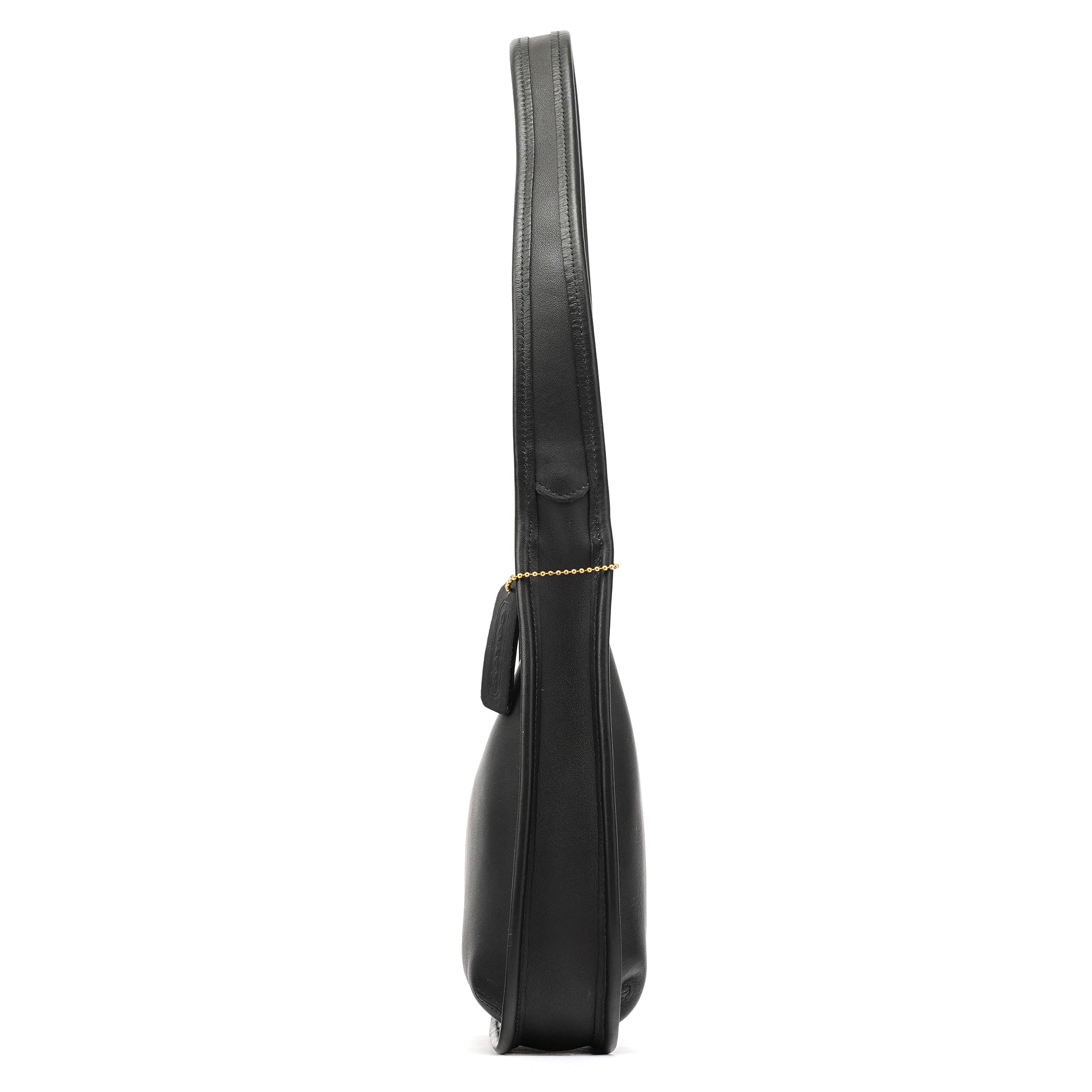 9020 Black Leather Ergo Shoulder Bag
