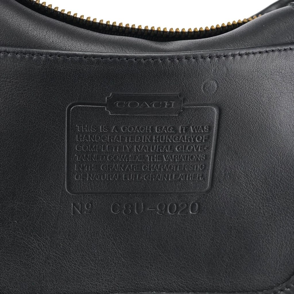 9020 Black Leather Ergo Shoulder Bag