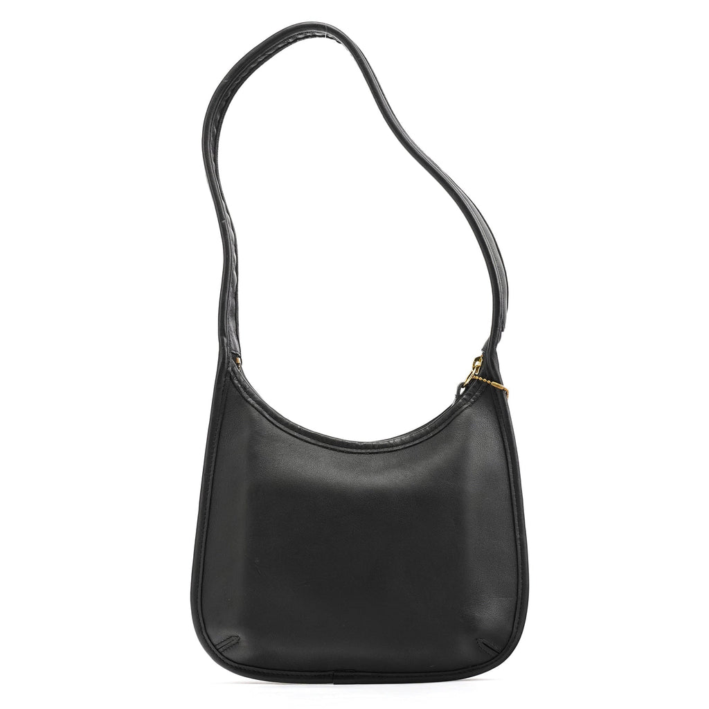 9020 Black Leather Ergo Shoulder Bag