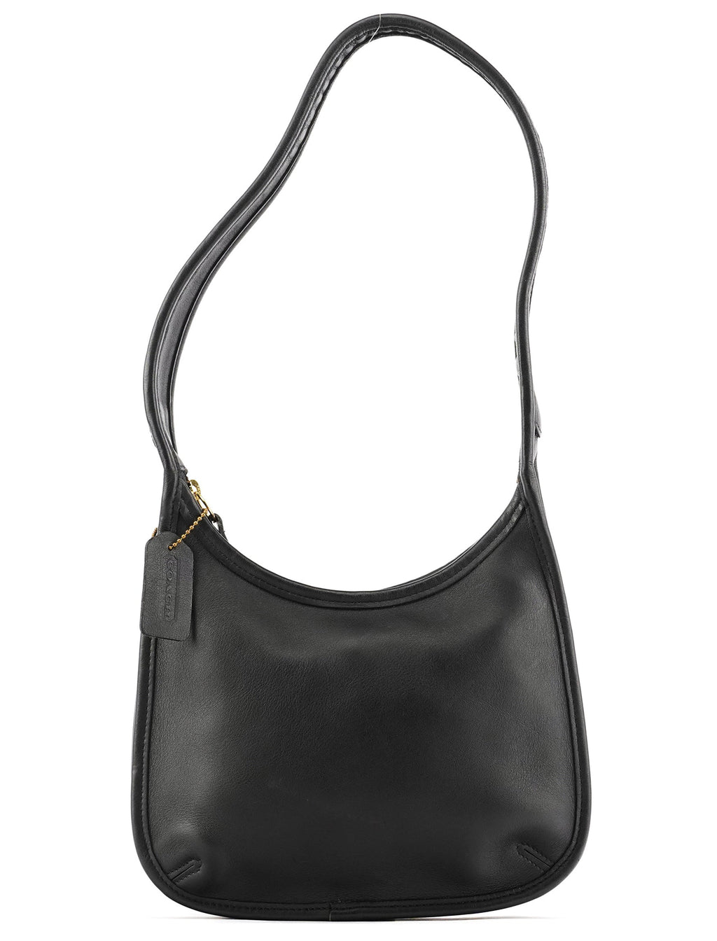 9020 Black Leather Ergo Shoulder Bag