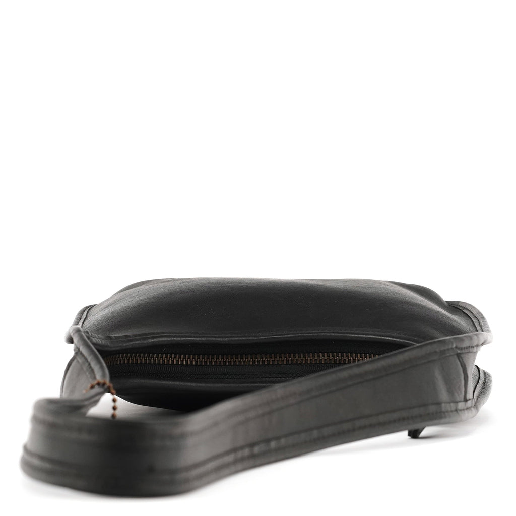9020 Black Leather Ergo Shoulder Bag