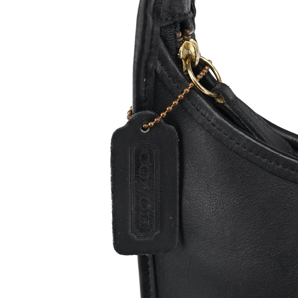 9020 Black Leather Ergo Shoulder Bag