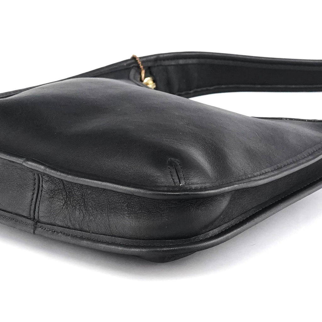 9020 Black Leather Ergo Shoulder Bag