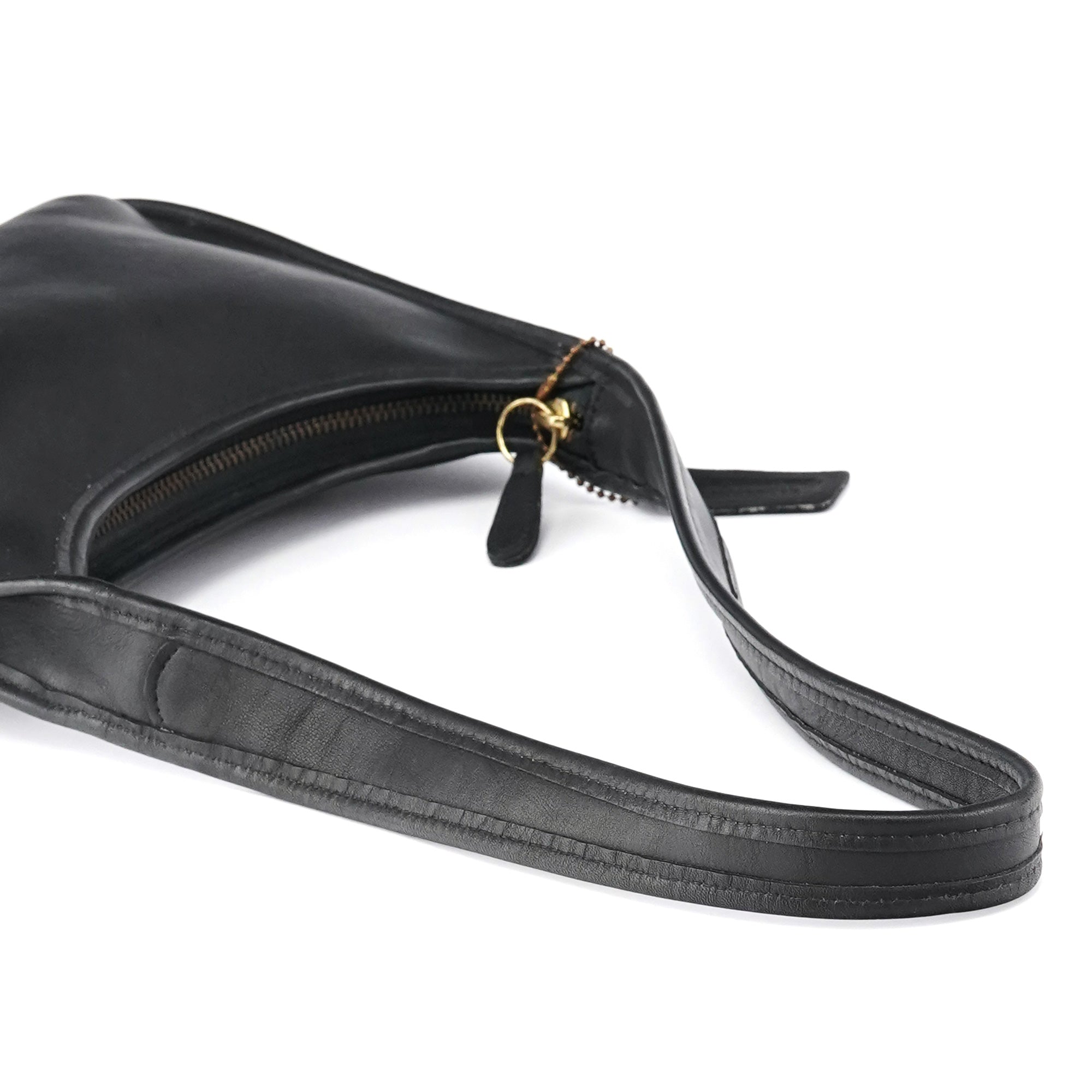 9020 Black Leather Ergo Shoulder Bag