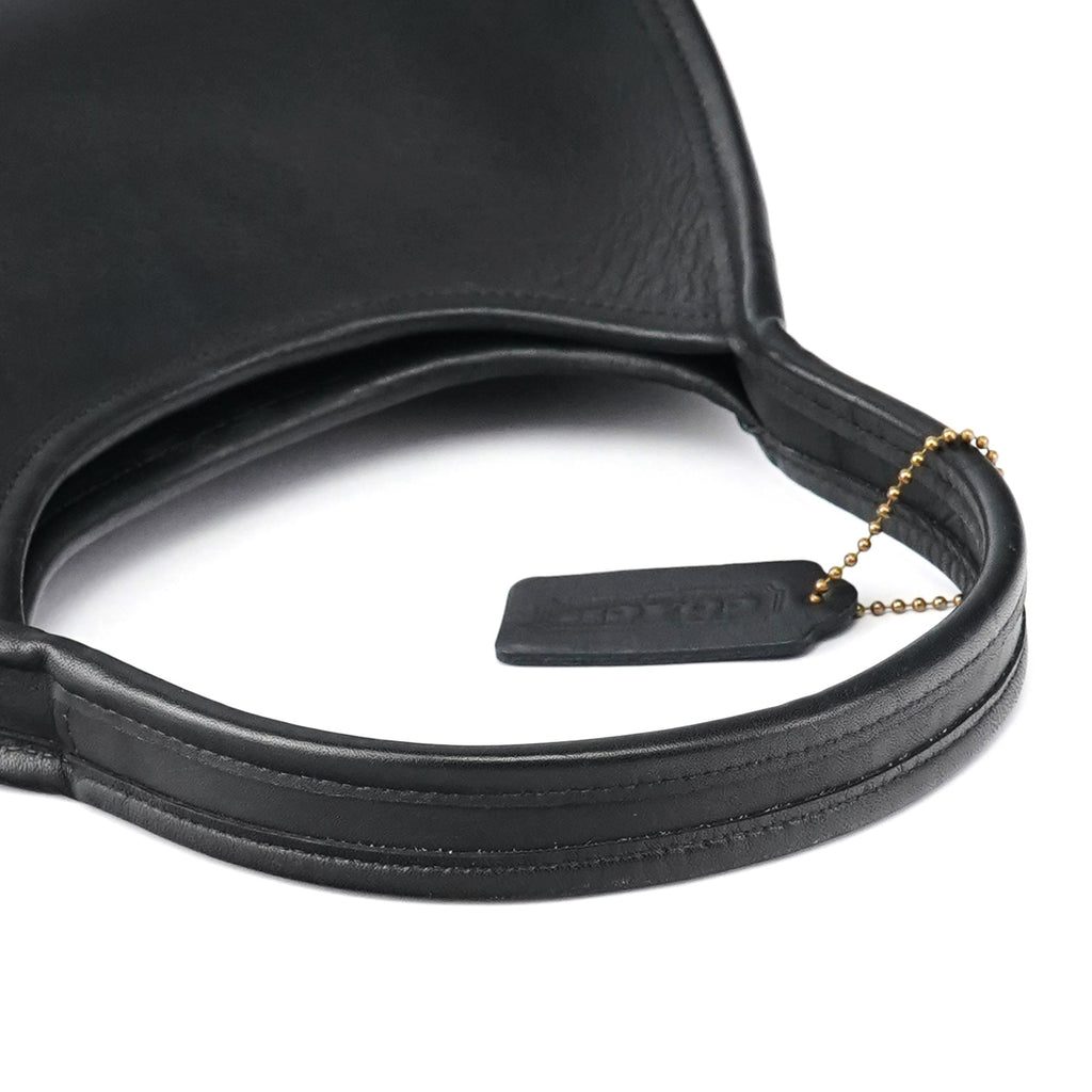 9027 Black Leather Ergo Mini Shoulder Bag