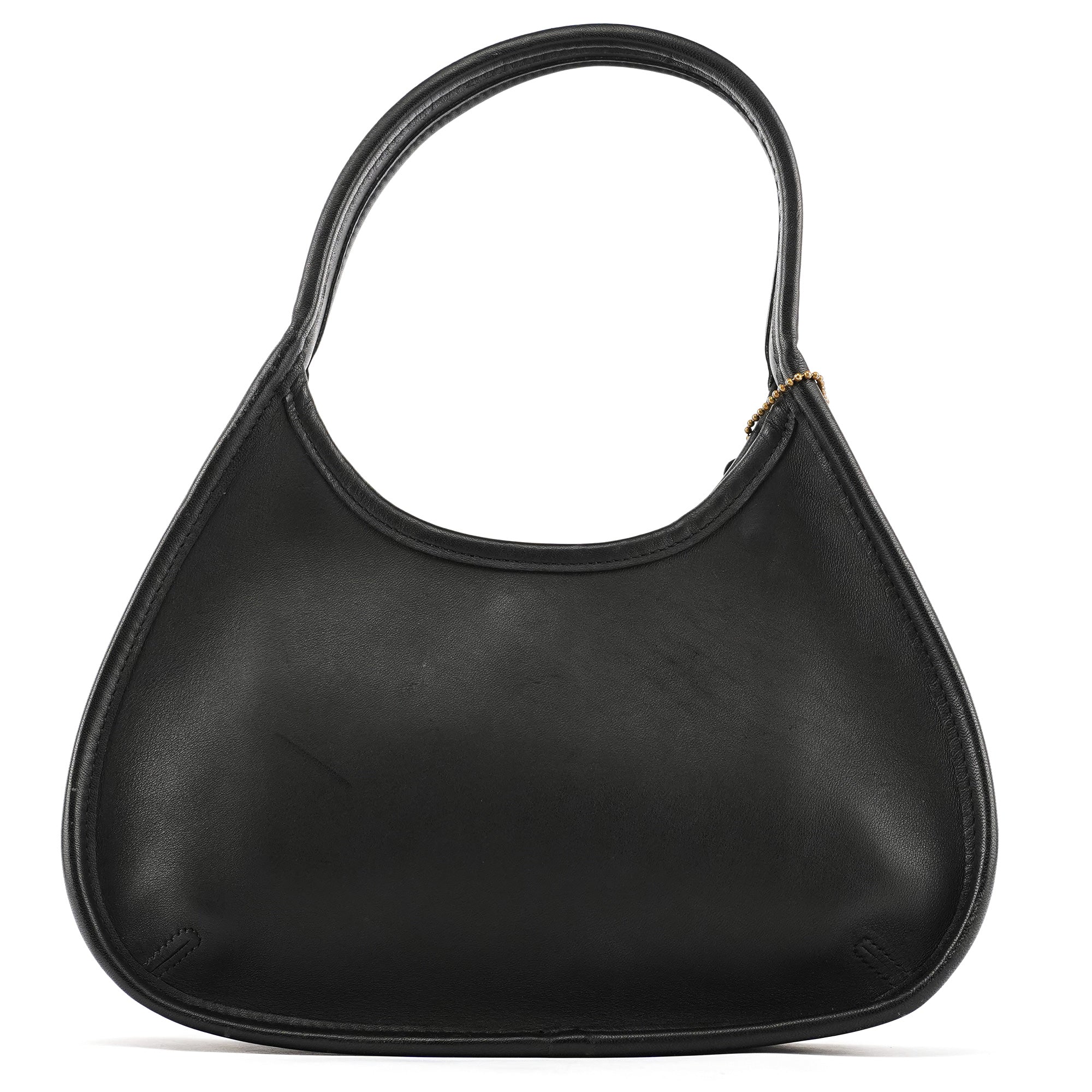 9027 Black Leather Ergo Mini Shoulder Bag