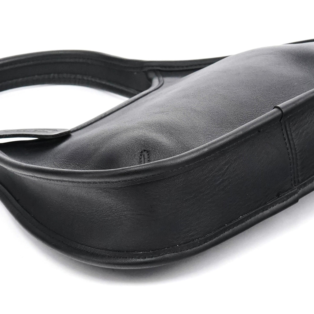 9027 Black Leather Ergo Mini Shoulder Bag