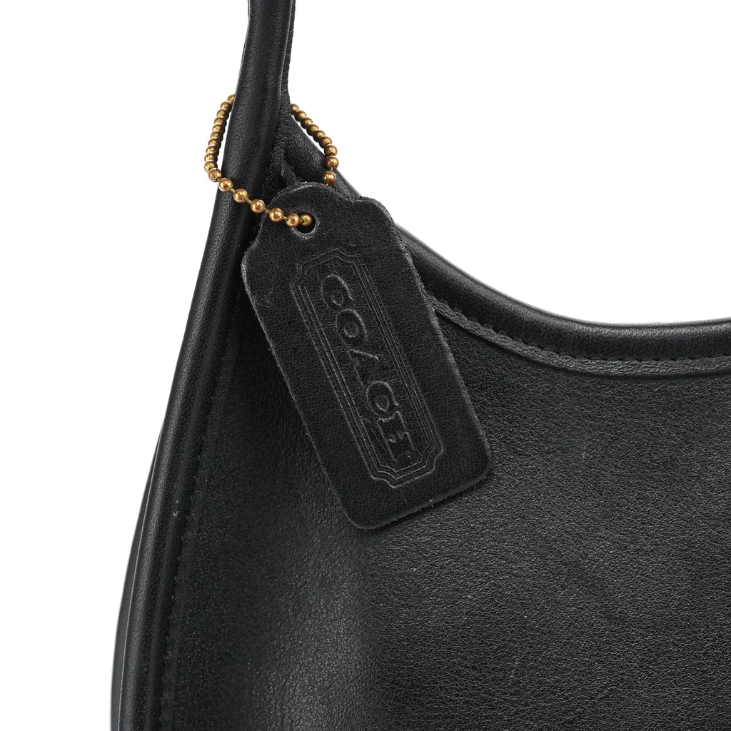 9027 Black Leather Ergo Mini Shoulder Bag
