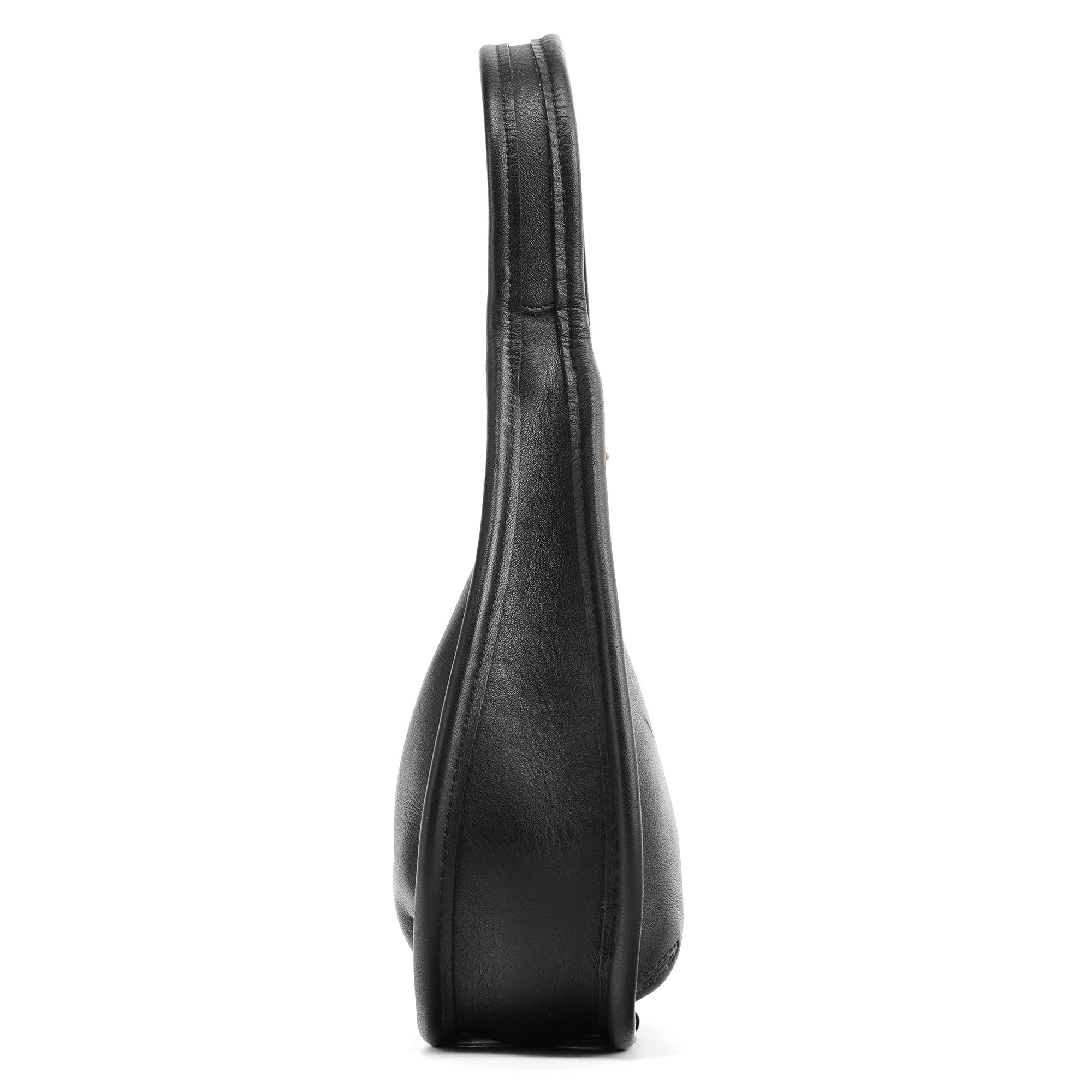 9027 Black Leather Ergo Mini Shoulder Bag